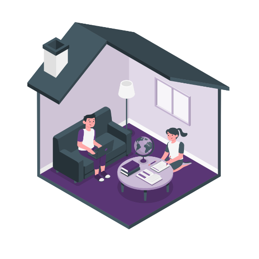 Kids Studying from Home